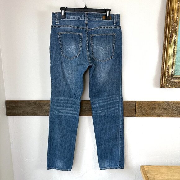 DKNY Bleeker Straight JEANS 11 Medium‎ wash Boyfriend - Picture 1 of 7